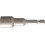Douille 1/4'', 50 mm de long, métrique, Cote s/plats : 10 mm