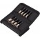 Assortiment de douilles 1/4'', 50 mm de long, 8 pièces, Contenu : 7 8 10 12 13 mm 1/4 5/16 3/8 pouces