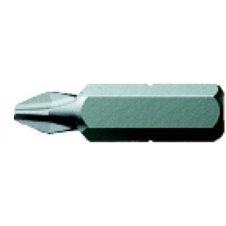 Embout PH pour vis cruciforme 1/4'', semi-dur, Dimensions : PH 3, Long. totale 25 mm