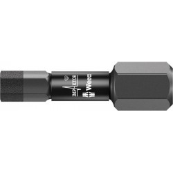 Embout pour vis à 6 pans femelle 1/4'' Impaktor, 25 mm de long, Cote s/plats : 6 mm, Long. totale 25 mm