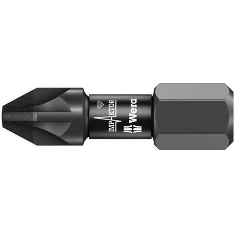 Embout Impaktor 1/4" DIN3126C6,3 PZ3x25mm Wera 1 PCS