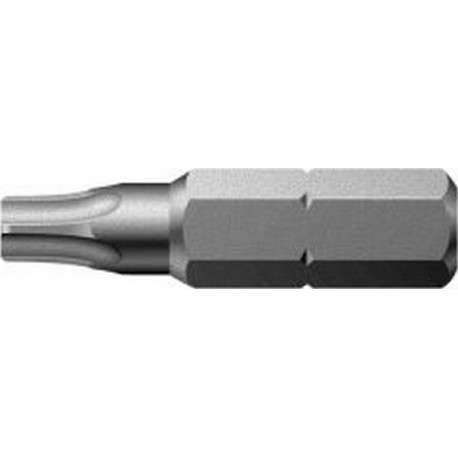 Embout avec alésage 1/4" DIN3126C6,3 T25x25mm Wera 1 PCS