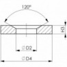 Rondelle à portée conique DIN6319D M16 AMF 1 PCS