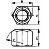 Écrou six pans DIN6330B M22/34 AMF 1 PCS