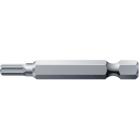 Embout tenace 1/4" DIN3126E6,3 six pans femelle 4x50mm Wera 1 PCS