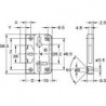 Serrure a mortaiser Nr.0704 vern. 40mm (Par 10)