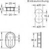 PZ Rosette serrure oval (Par 5)