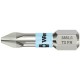 Embout inox 1/4" DIN3126C6,3 PH2x25mm Wera 1 PCS