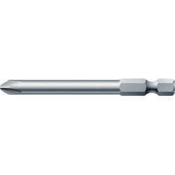 Embout semi-dur, pour vis cruciforme 1/4'' PH, 89 mm de long, Dimensions : PH 2