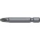 Embout semi-dur, pour vis cruciforme 1/4'' PH, avec zone de torsion, 50 mm de long, Dimensions : PH 2
