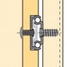 Glissières pour27mm Nut 230-350mm Longueur de tiroir