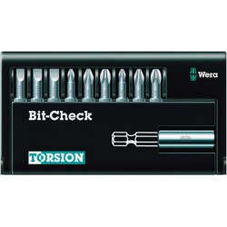 Assortiment d'embouts, fente/PH/PZ, 10 pièces, Check