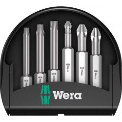 Assortiment d'embouts Mini-Check, 6 pièces, PH/PZ/TORX®