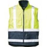 Parka haute visibilité JEKYLL Taille 2XL, jaune/bleu
