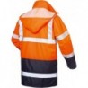 Parka haute visibilité TRAVIS Taille S, orange/marine