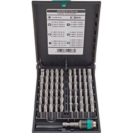 Assortiment d'embouts Bit-Safe, 61 pièces, fente/à 6 pans/PH/PZ/TORX®