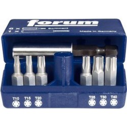 Assortiment d'embouts pour vis TORX® femelle, 7 pièces