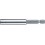 Porte-embouts à tige à 6 pans 1/4'', douille en acier inoxydable, Long. totale 75 mm, Plage de Long. : 61-75 mm, Long. totale 75 mm