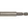 Porte-embouts pour embouts 1/4'' à tige à 6 pans, douille en acier inoxydable, Plage de Long. : 61-75 mm, Long. totale 59 mm