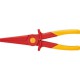 Pince à becs demi-ronds VDE en plastique, Long. : 220 mm