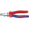 Pince universelle démultipliée, tête polie, poignées à gaine en plastique, Long. : 225 mm, Capacité de coupe pour fil dur Ø 3,0 mm, corde à piano Ø 2,5 mm