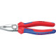 Pince universelle en acier spécial pour outils, tête polie, poignées à gaine en plastique, Long. : 180 mm, Capacité de coupe du Ø du fil dur 2,2 mm