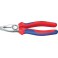 Pince universelle en acier spécial pour outils, tête polie, poignées à gaine en plastique, Long. : 200 mm, Capacité de coupe du Ø du fil dur 2,5 mm