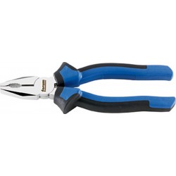 Pince universelle, acier chrome vanadium, tête polie, poignées à gaine en plastique, Long. : 160 mm, Capacité de coupe du Ø du fil dur 2,0 mm
