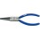 Pince à becs longs, becs longs et ronds, en acier au chrome vanadium, tête polie, poignées à gaine en plastique, Long. : 160 mm, Long. des becs 41,0 mm