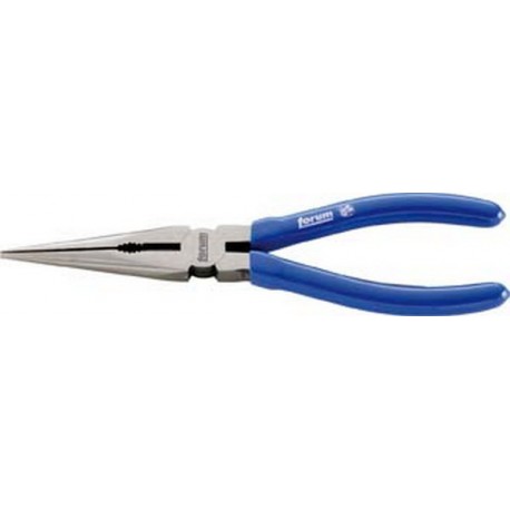 Pince bec de cigogne, droite, en acier électrique au chrome vanadium, tête polie, poignées à gaine en plastique, Long. : 200 mm
