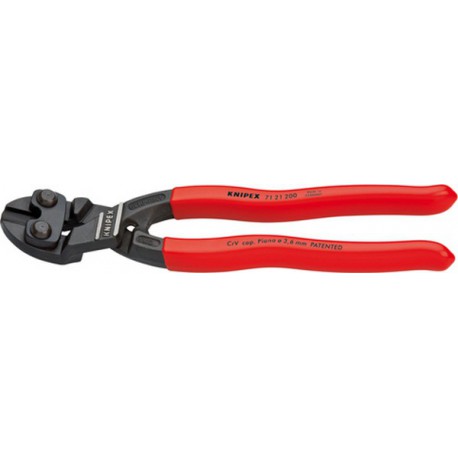 Coupe-boulons compact CoBolt®, poignées à gaines en plastique, tête coudée à 20°, Long. : 200 mm