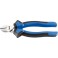 Pince coupante latérale démultipliée, Acier Vanadium, tête polie, poignées à gaine en plastique, Long. : 160 mm