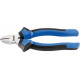 Pince coupante latérale, Acier Vanadium, tête chromée, poignées à gaine en plastique, Long. : 160 mm