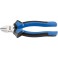 Pince coupante latérale, Acier Vanadium, tête polie, poignées à gaine en plastique, Long. : 140 mm
