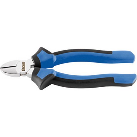 Pince coupante latérale, Acier Vanadium, tête polie, poignées à gaine en plastique, Long. : 160 mm