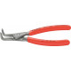Pince à circlips extérieurs de précision, modèle courbé, Dimensions : A 41, Ø d'arbre 85-140 mm, Long. 305 mm