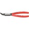 Pince à circlips intérieurs, modèle courbé, Dimensions : J 12, Ø d'alésage 12-25 mm, Long. 140 mm