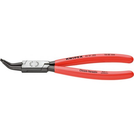 Pince à circlips intérieurs, modèle courbé, Dimensions : J 32, Ø d'alésage 40-100 mm, Long. 225 mm