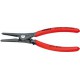 Pince de précision à circlips pour bagues extérieures, avec limitation d'ouverture réglable, Dimensions : A 0, Ø d'arbre 3-10 mm, Long. 140 mm