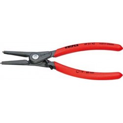 Pince de précision à circlips pour bagues extérieures, avec limitation d'ouverture réglable, Dimensions : A 0, Ø d'arbre 3-10 mm, Long. 140 mm