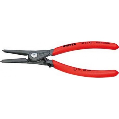 Pince de précision à circlips pour bagues extérieures, avec limitation d'ouverture réglable, Dimensions : A 0, Ø d'arbre 3-10 mm, Long. 140 mm