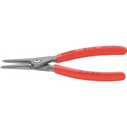 Pince de précision pour circlips extérieurs, becs droits, Dimensions : A 0, Ø d'arbre 3-10 mm, Long. 140 mm