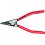 Pince pour anneaux de retenue, Dimensions : G 1, Ø d'arbre 4,0-7,0 mm, Long. 140 mm