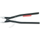 Pince pour grands circlips extérieurs, becs droits, Dimensions : A 5, Ø d'arbre 122-300 mm, Long. 560 mm