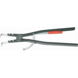 Pince pour grands circlips extérieurs, modèle courbé, Dimensions : A 51, Ø d'arbre 122-300 mm, Long. 570 mm