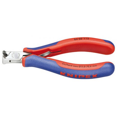 Pince coupante frontale électronique, Modèle : A facette, Long. 115 mm