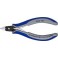 Pince coupante latérale de précision pour l'électronique, sans facette, Modèle sans biseau, tête pointue, Long. 125 mm