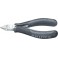 Pince coupante latérale d'électronicien ESD, Modèle avec petit biseau, tête pointue, Long. 115 mm