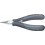 Pinces de préhension électronique ESD, Modèle : Becs pointus et ronds pour plier les ?illets en fil, Long. 115 mm, Long. des becs 22,5 mm