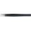Brucelles de précision ESD, Pointes : droit, pointu anguleux, environ 0,9 mm de large, Surfaces de préhension denture fine, Surface antireflet